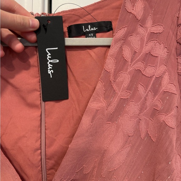 Lulus Mauve Floral Mini Dress - Picture 5 of 8